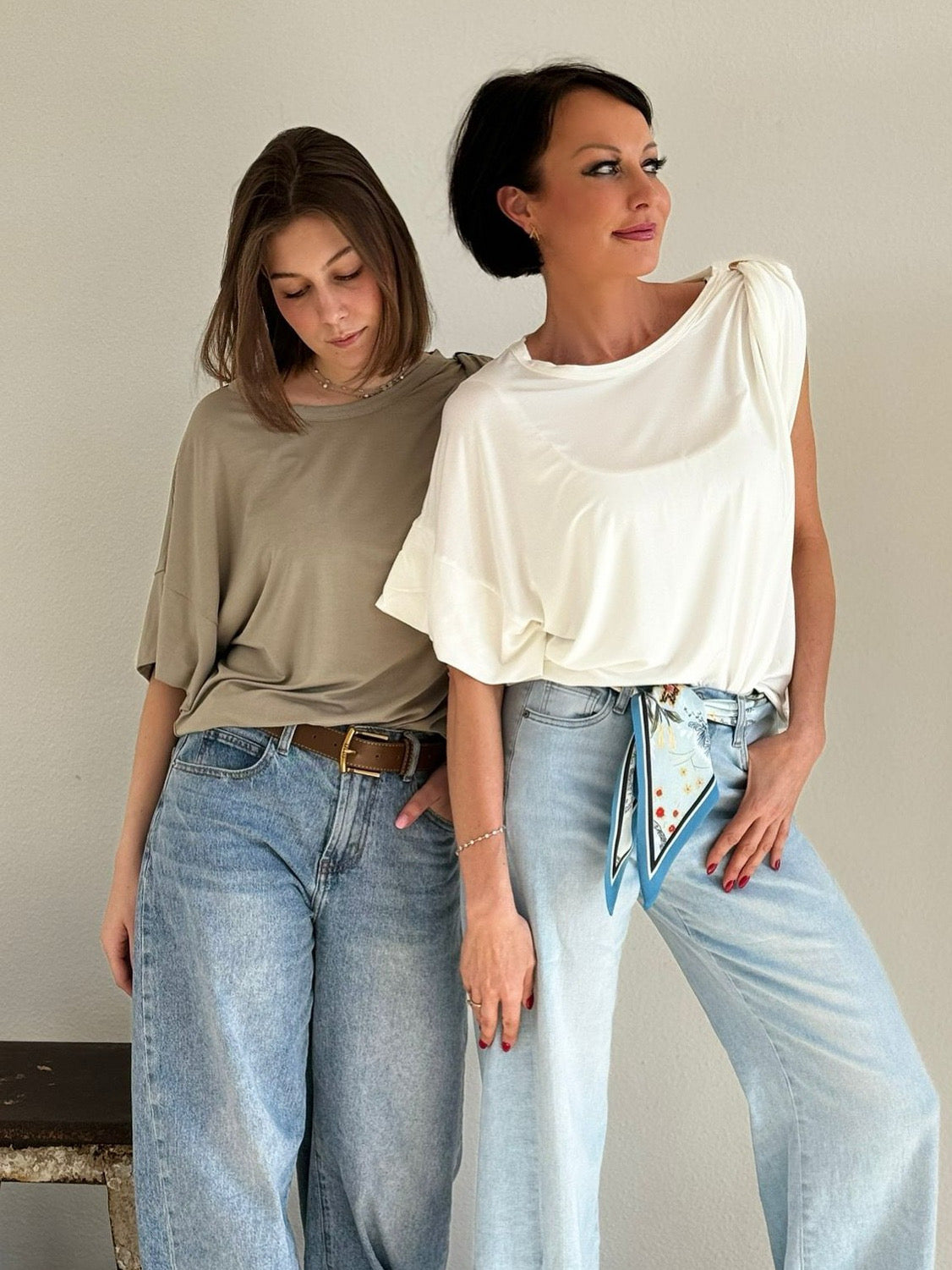 Jean bleu + ceinture