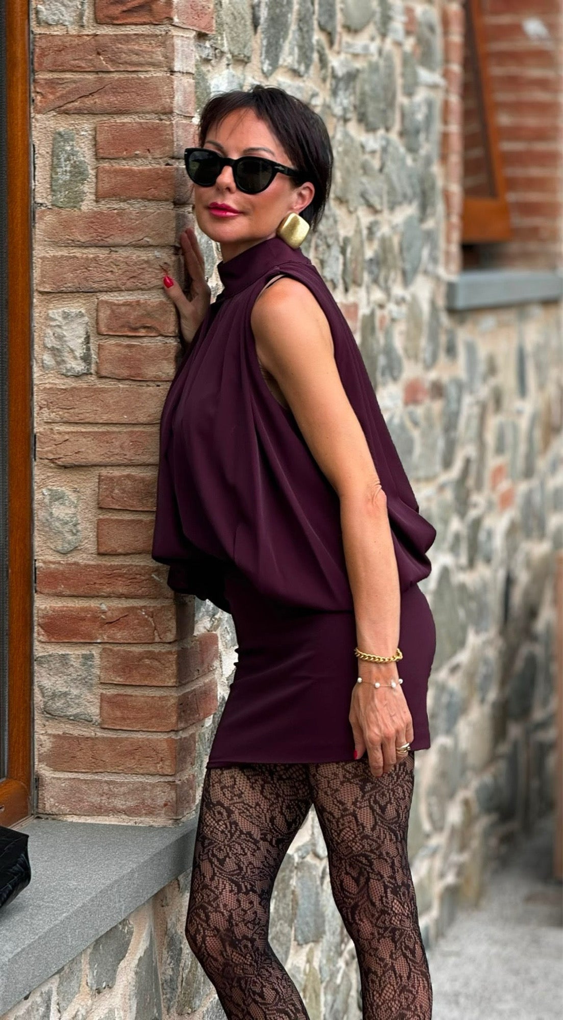 Dress Evita ZM burgundy