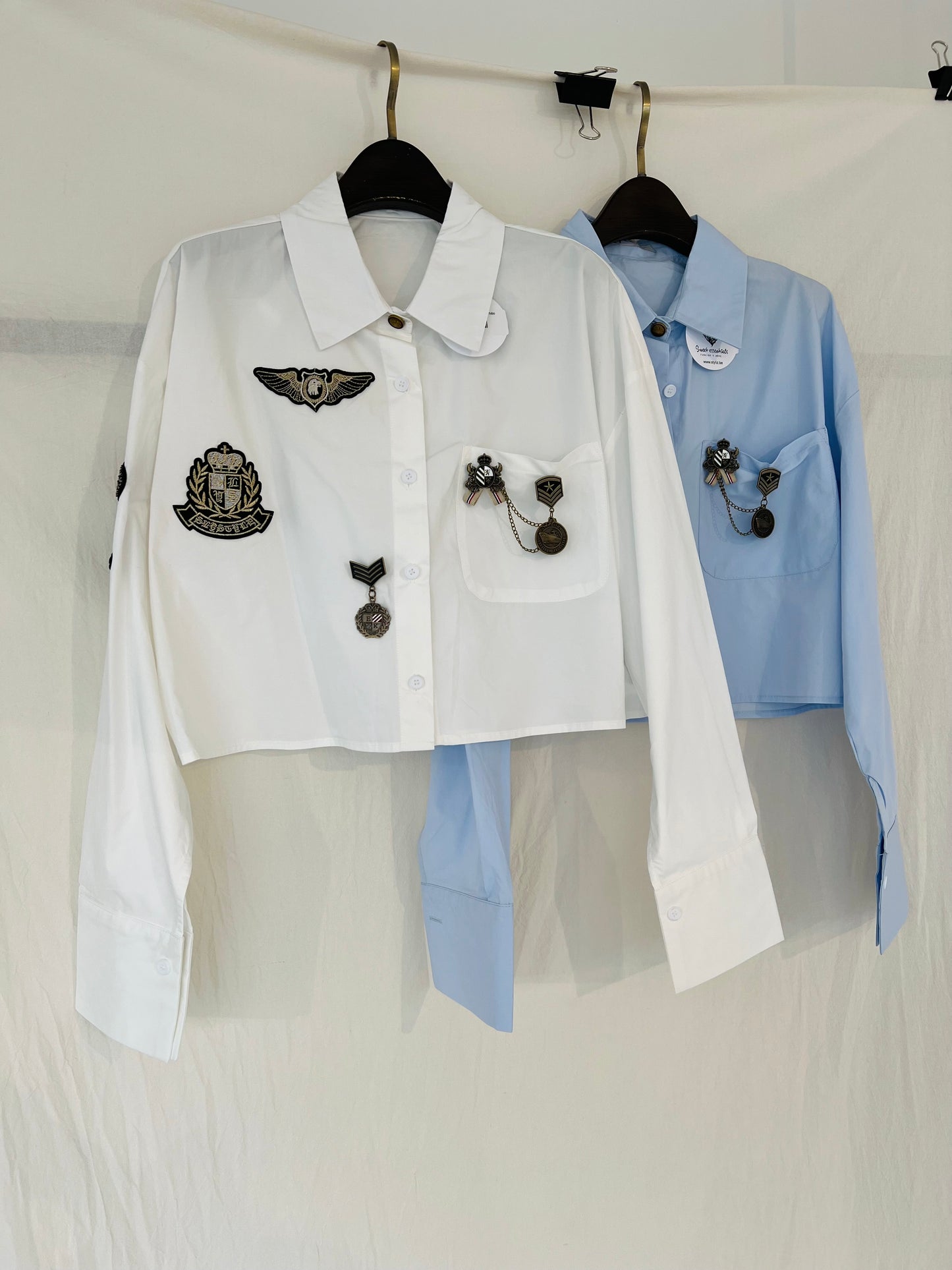 Blouse Airborn short light blue