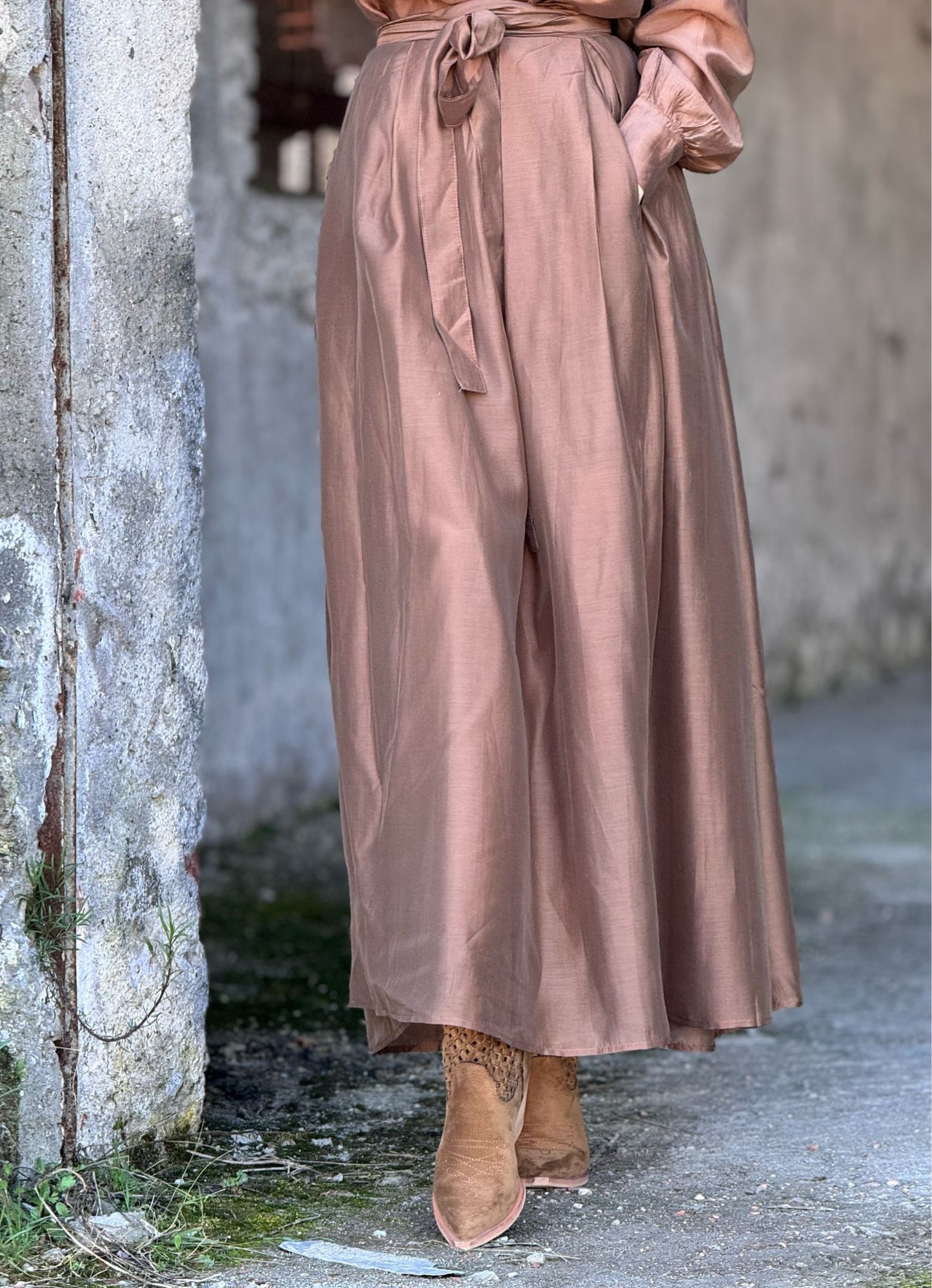 Skirt desert brown