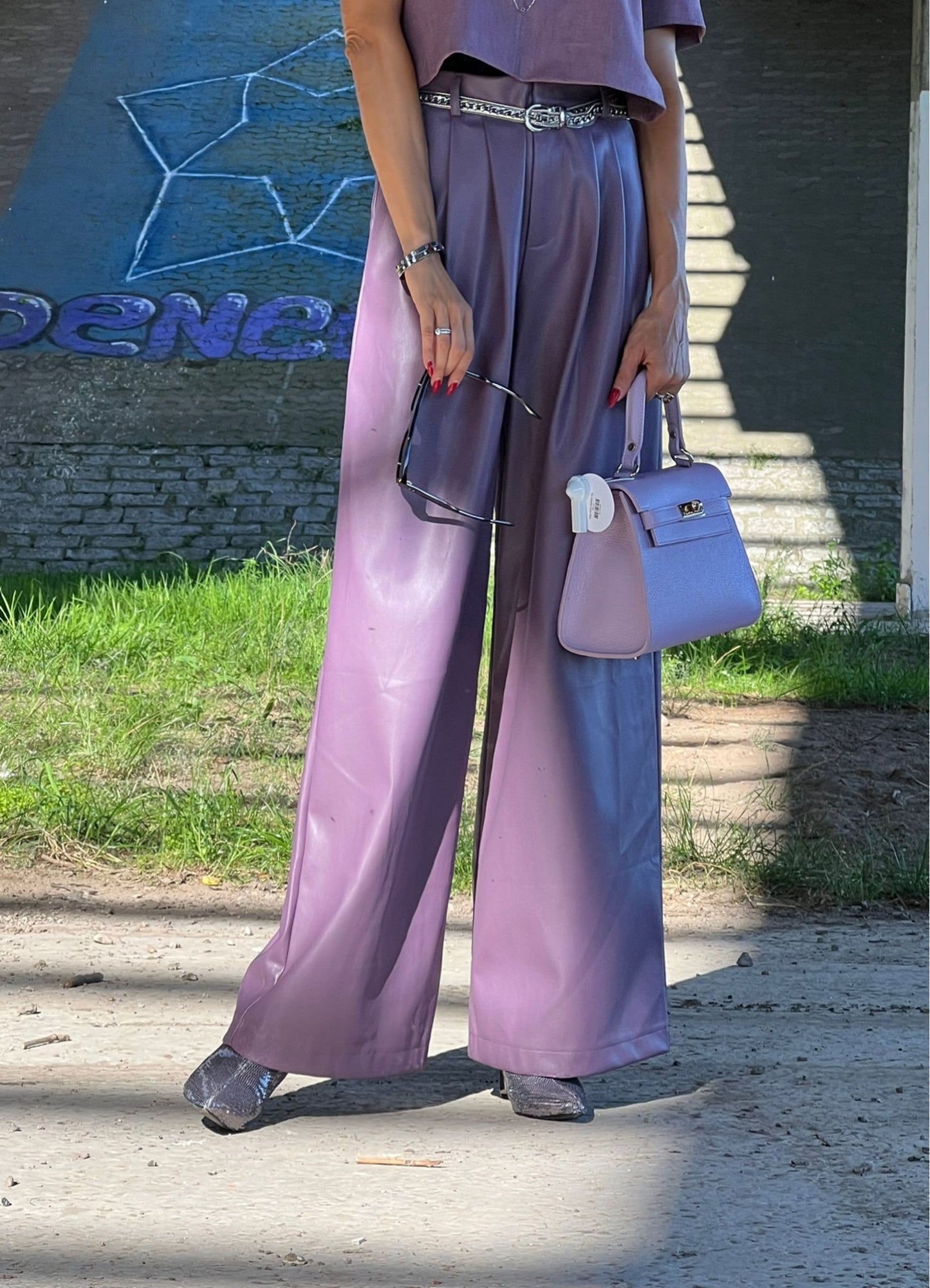 Pantalon LIV lilas