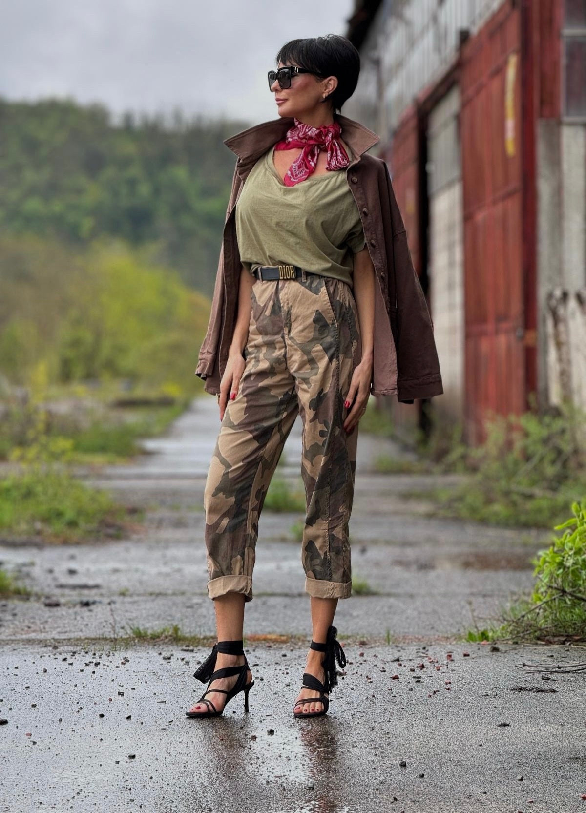 Jacket raw maronne