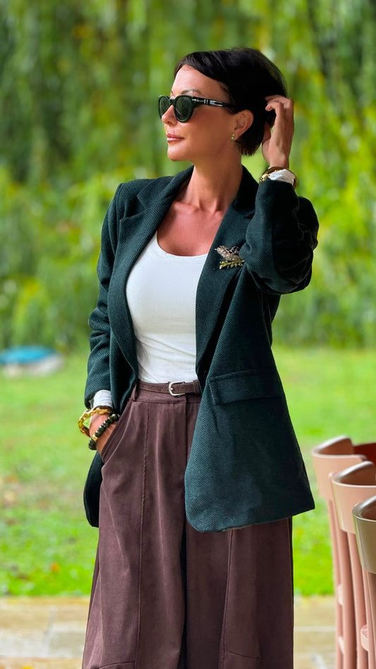Blazer Stella smaragd green