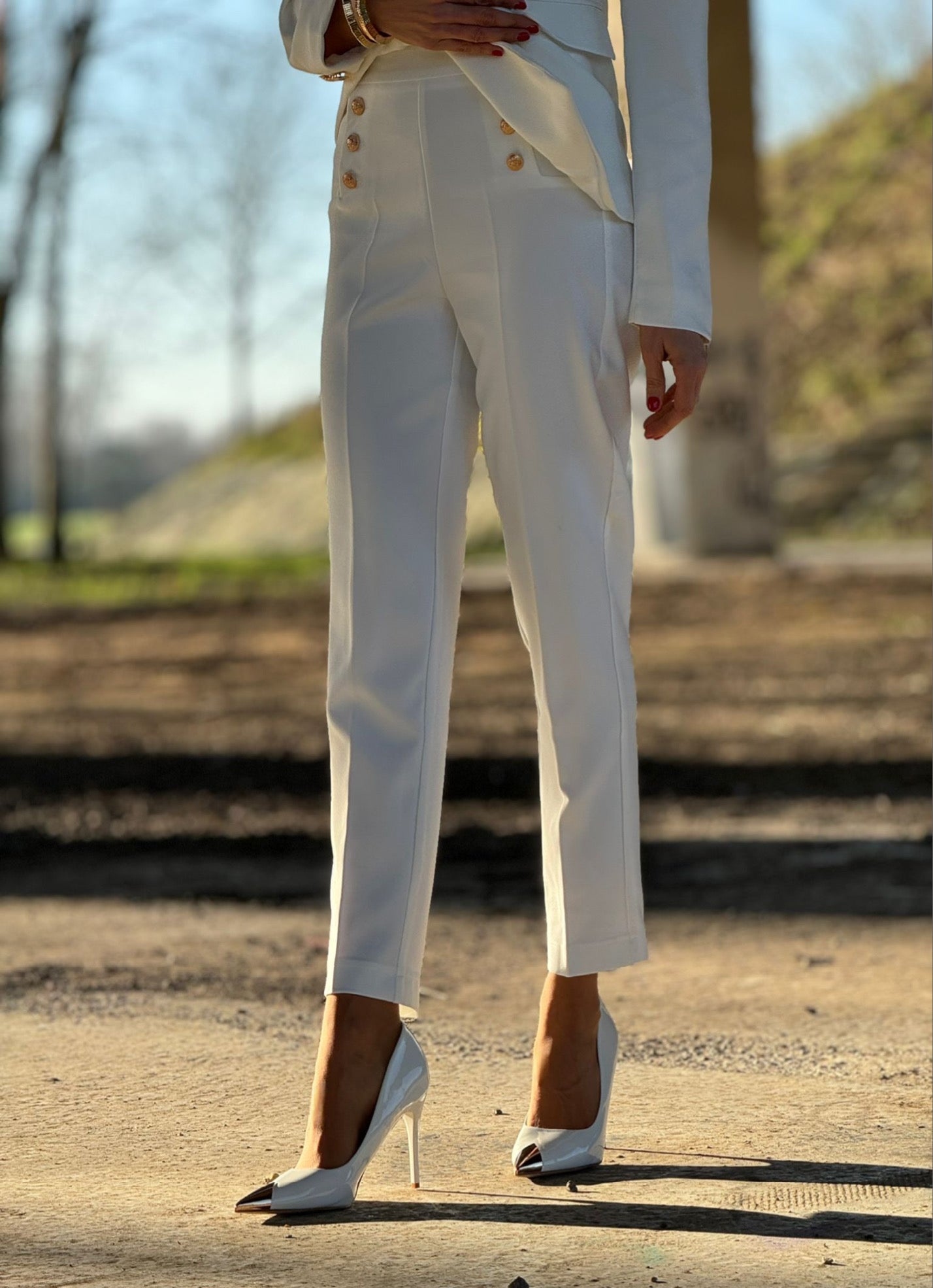 Pantalon Clodette blanc