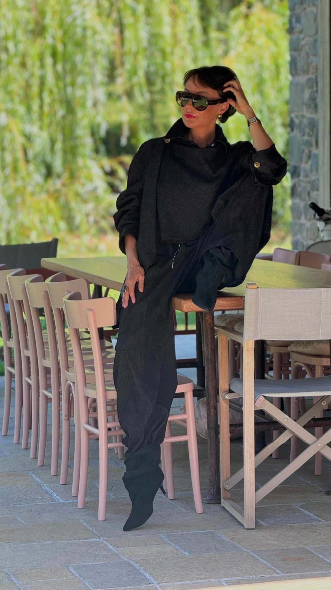 Pants style Esteban black