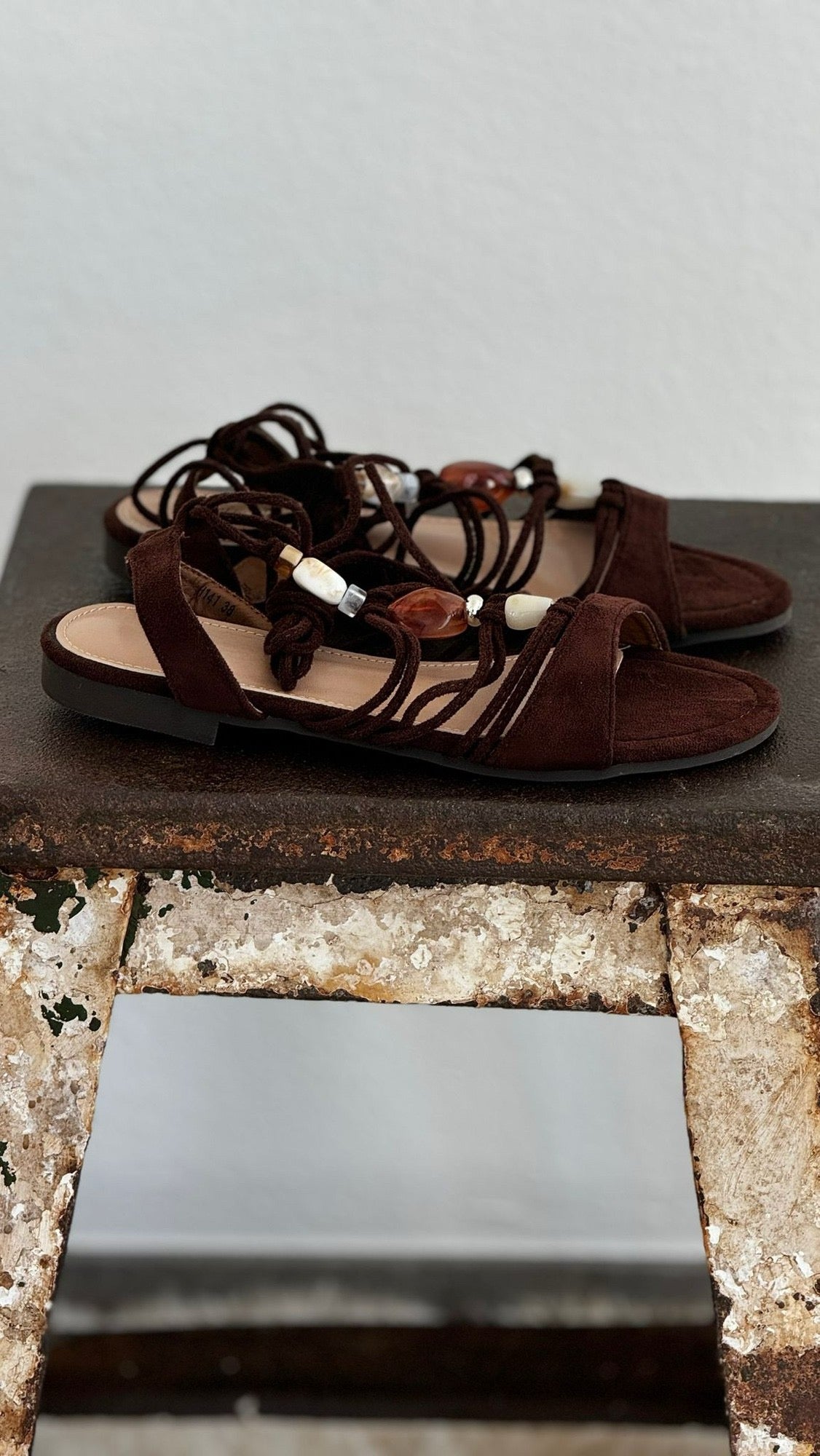 Sandale Myka pierre chocolat