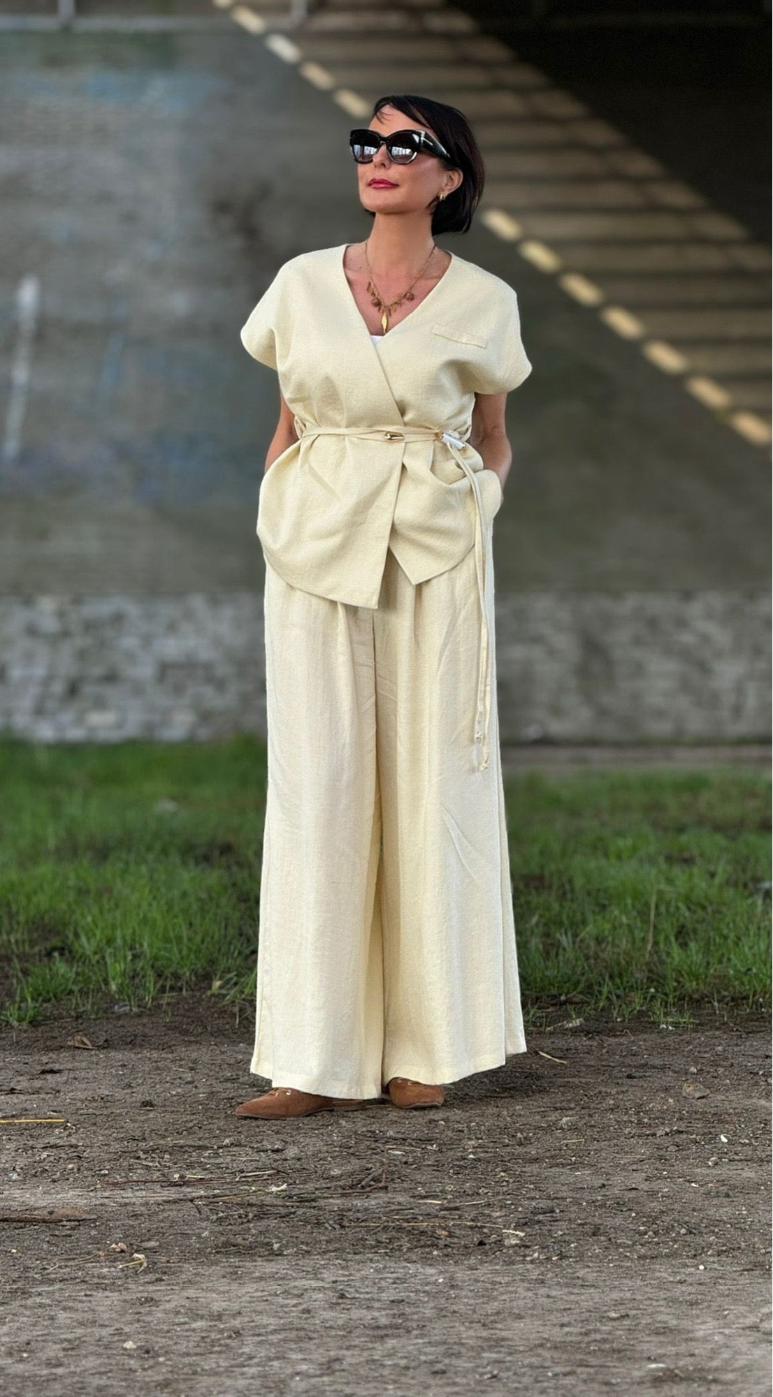 Pants Virginie butter