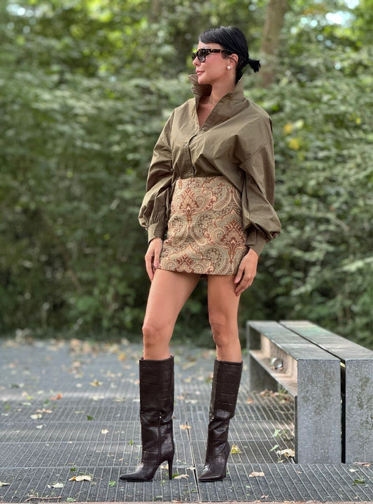 Skirt Scarlett green