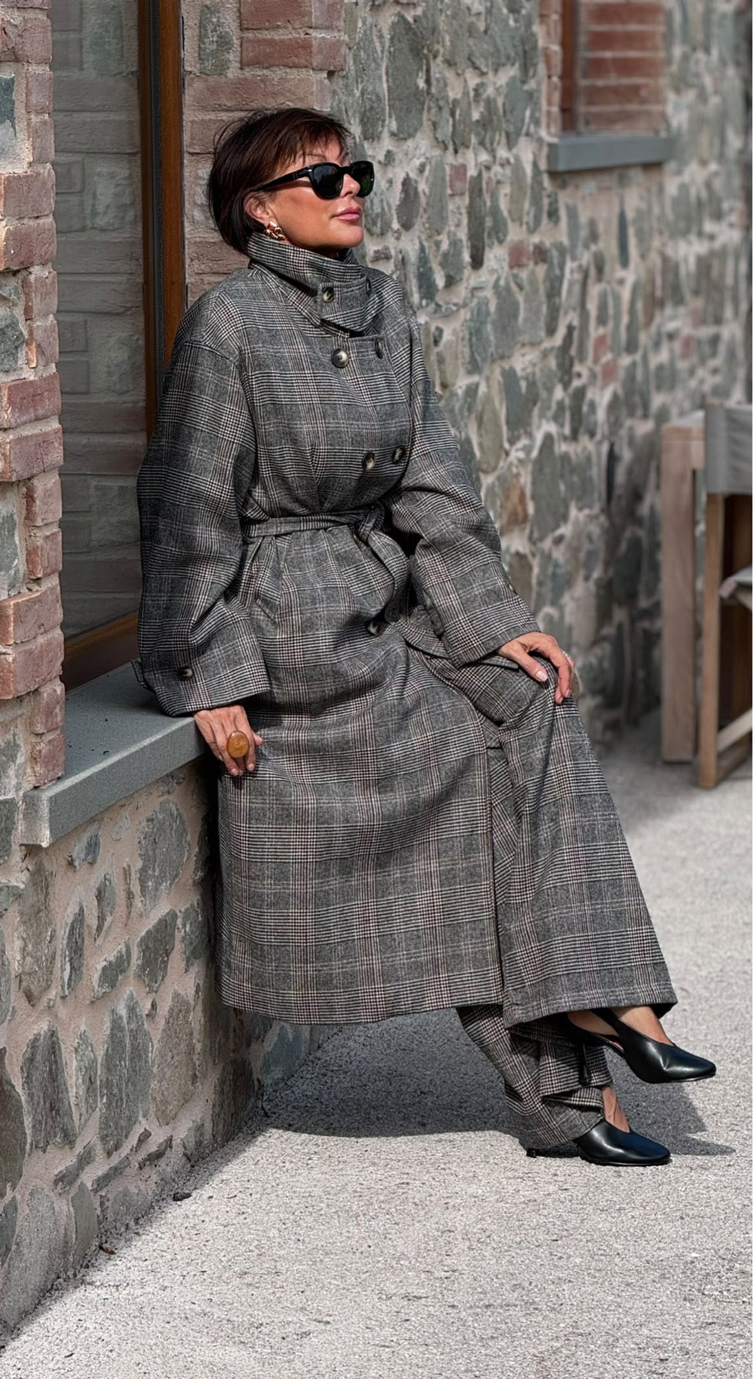 Coat Vera tartan