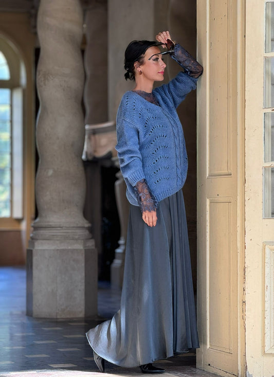Dress Mika long navy