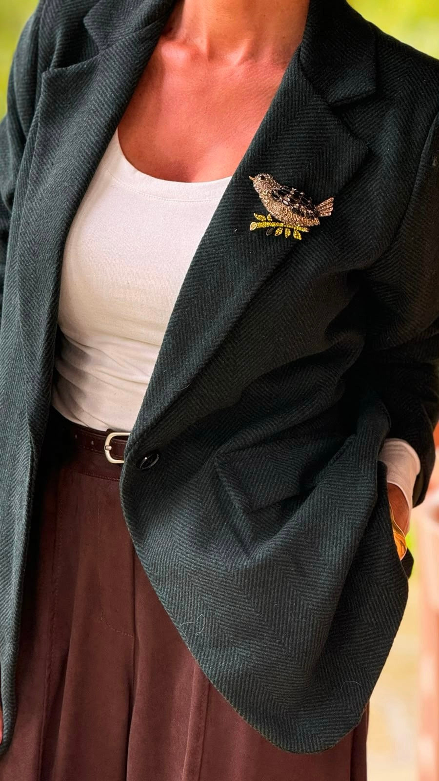 Blazer Stella smaragd green
