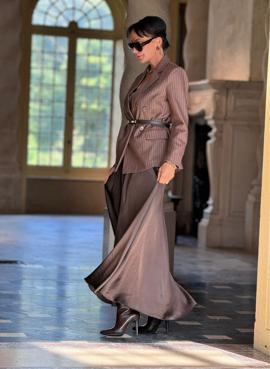 Dress Mika long choco
