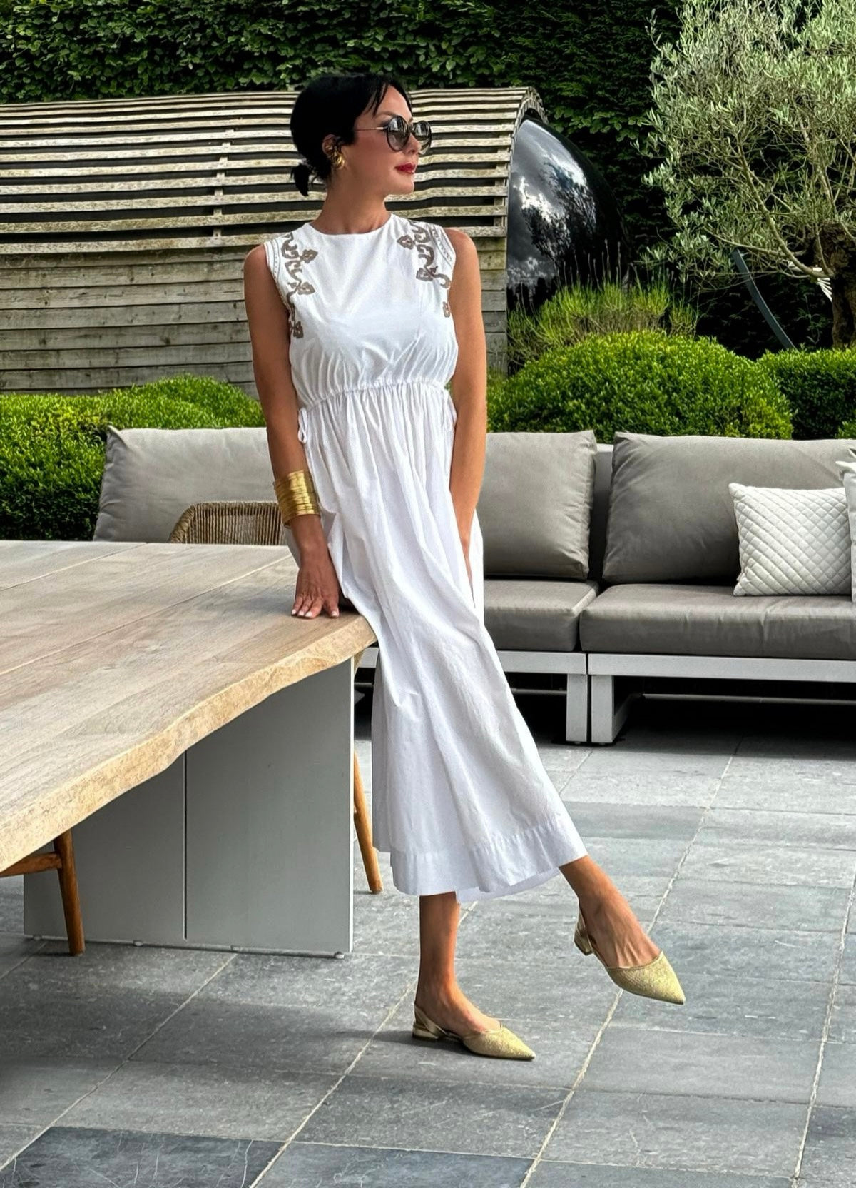 Robe Santorin blanc
