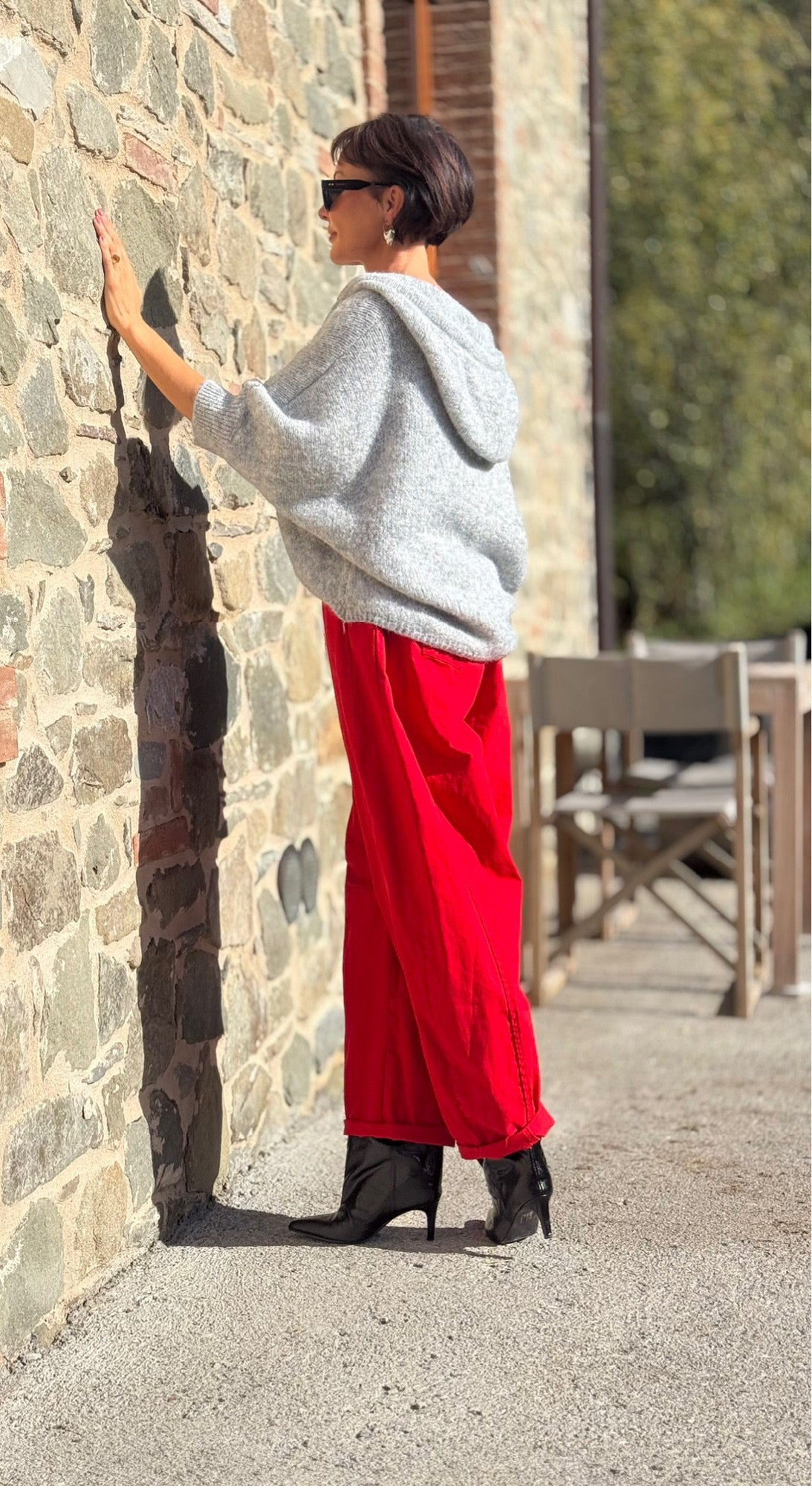 Pants Celia red