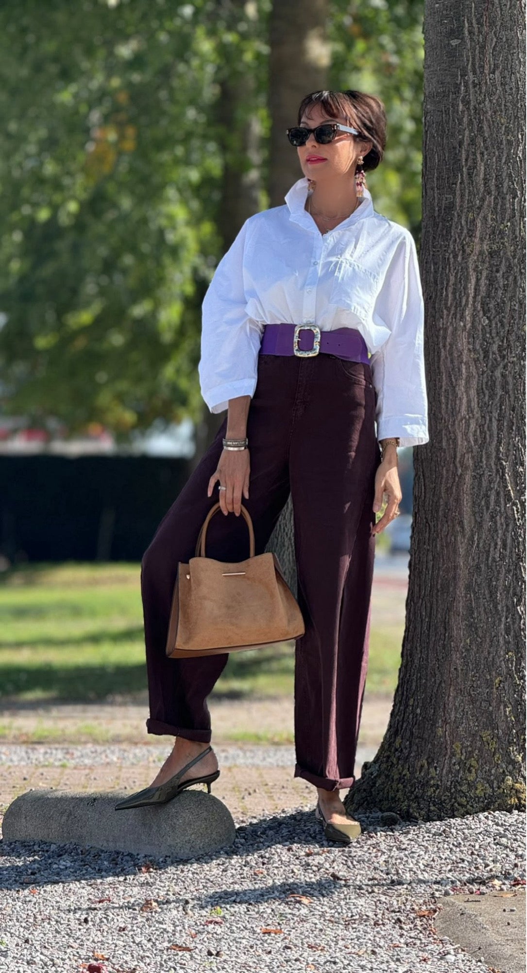 Blouse Allegra blanche unie
