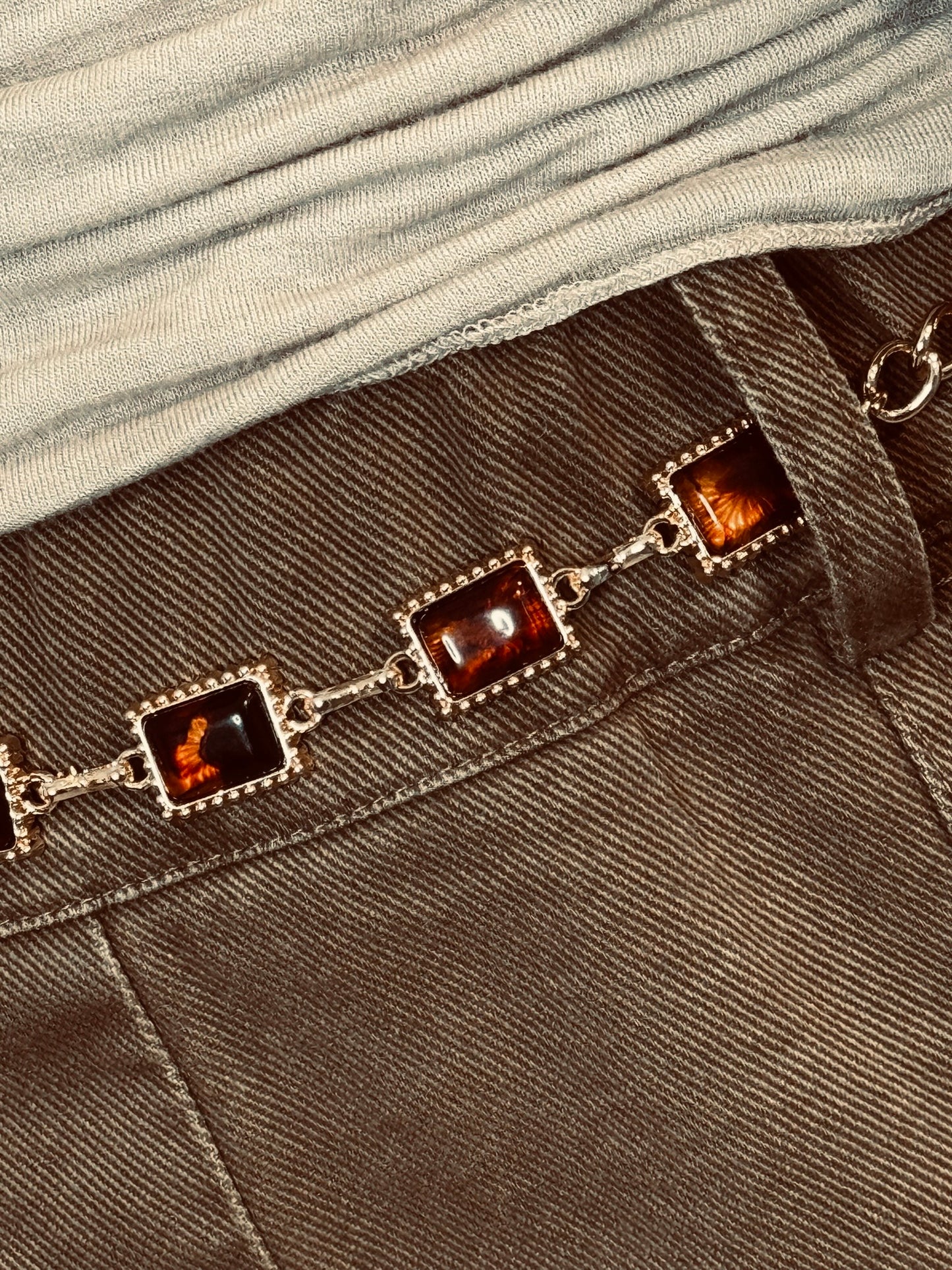 Chaîne de ceinture en acajou