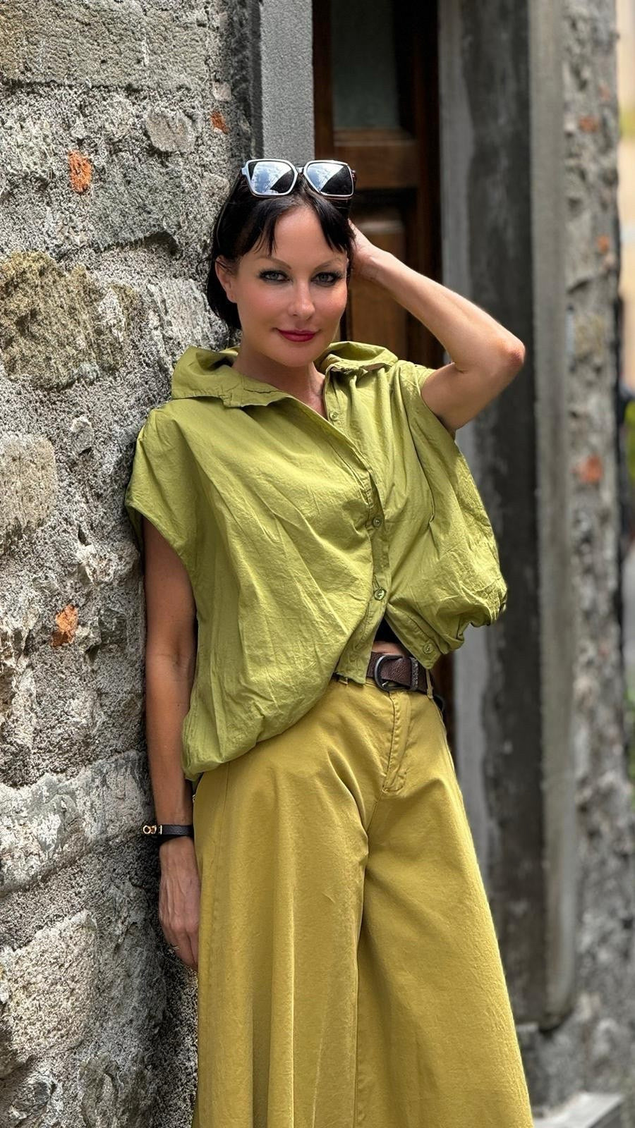Blouse Poppy poison green