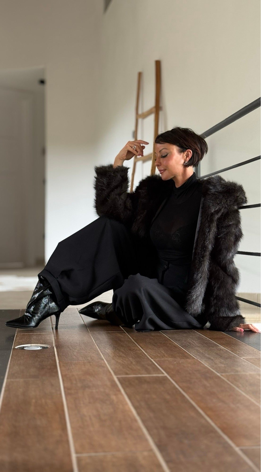 Coat Zita faux fur