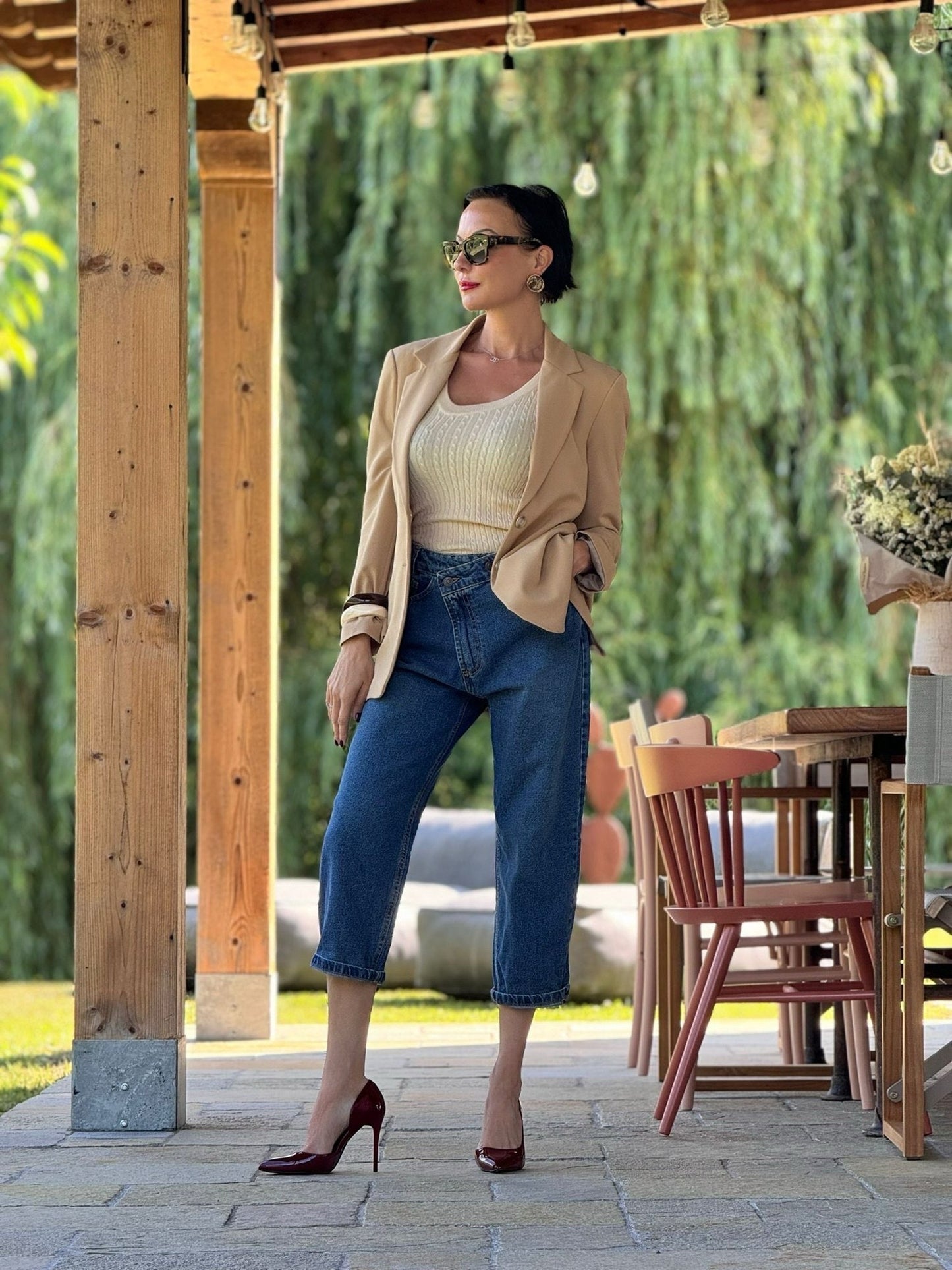 Blazer Automne Camel