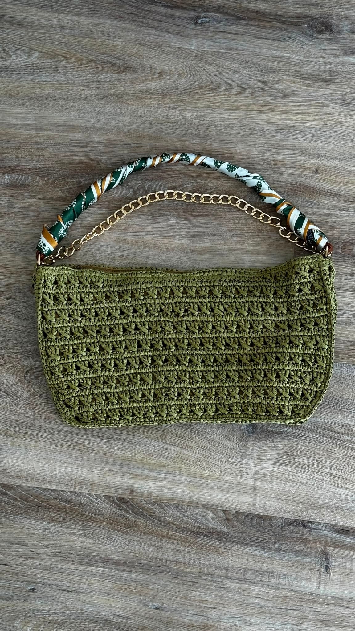 Bag Delphi rotan incl scarf