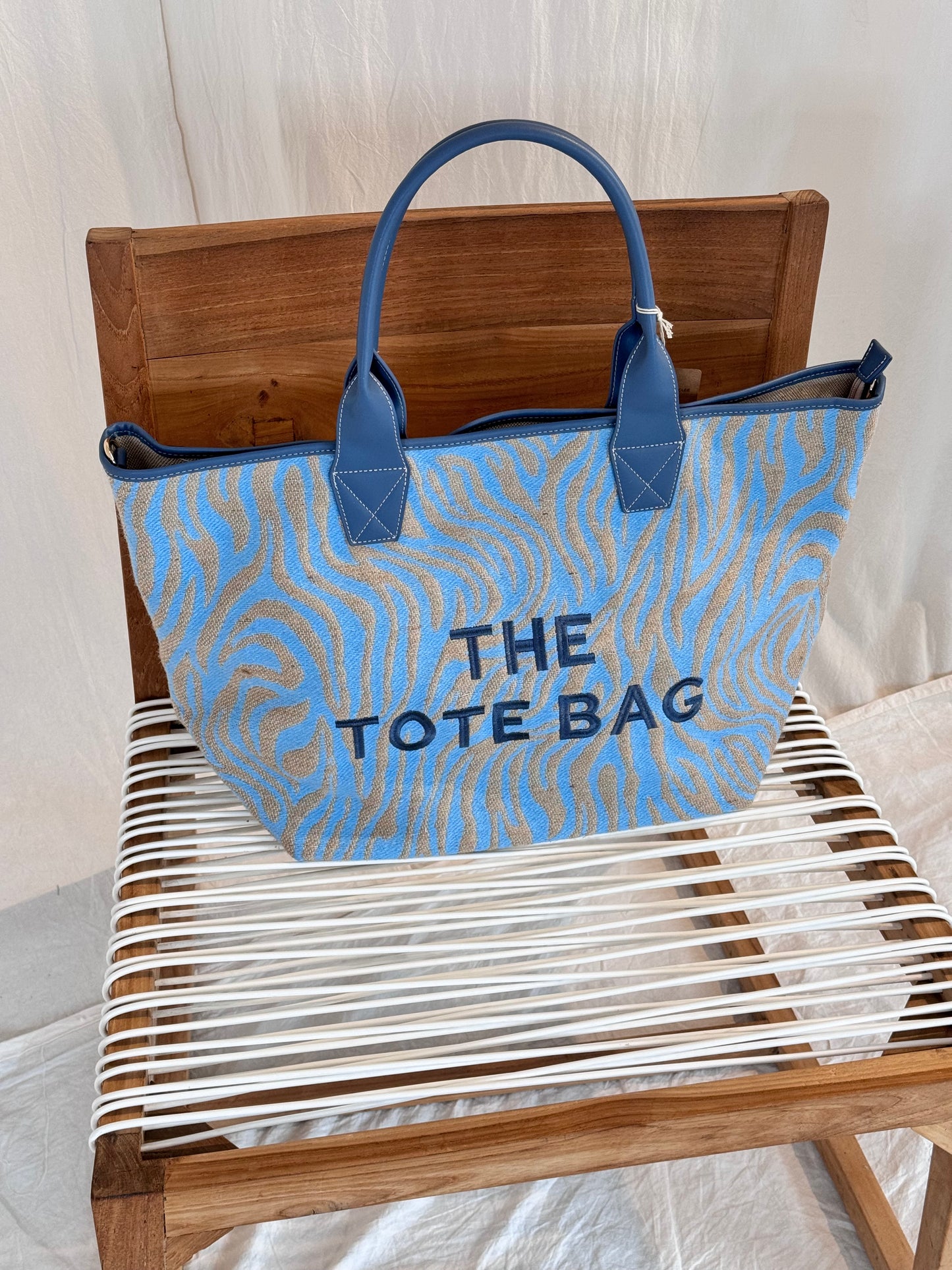 Sac cabas bleu