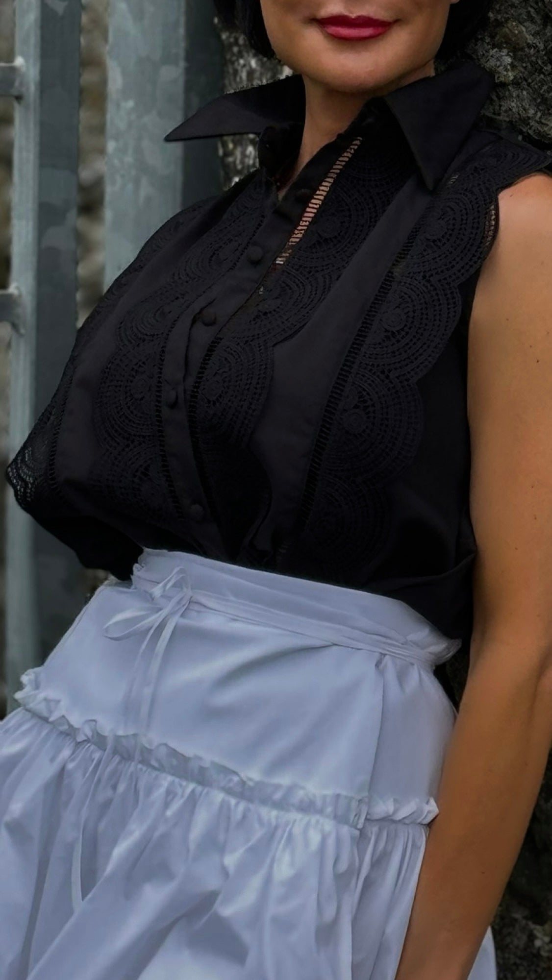 Blouse Rubi uni black