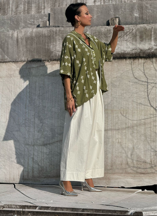 Kimono Caspian verde