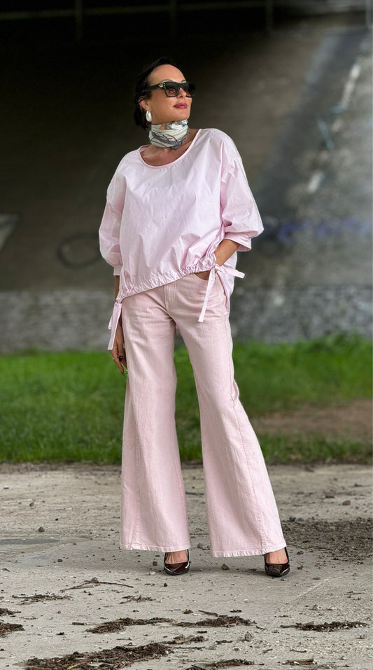 Blouse Rena pink corda
