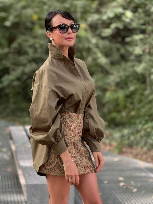 Skirt Scarlett green (enkel S en M)