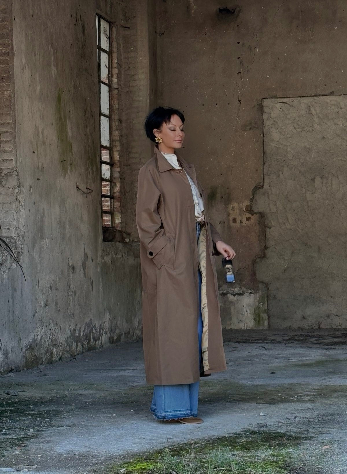 Trench Kuma camel long