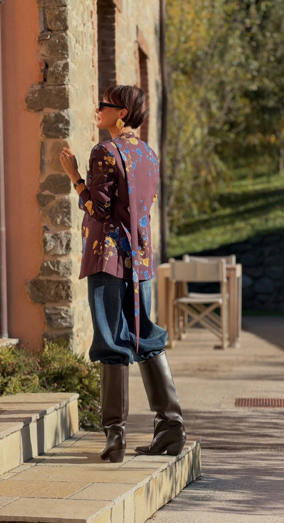 Blazer vabbé flowered