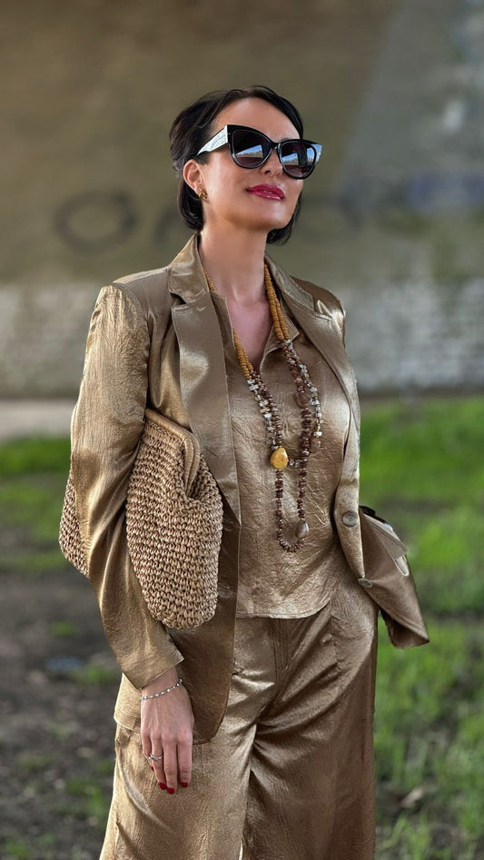 Blazer Virginie gold