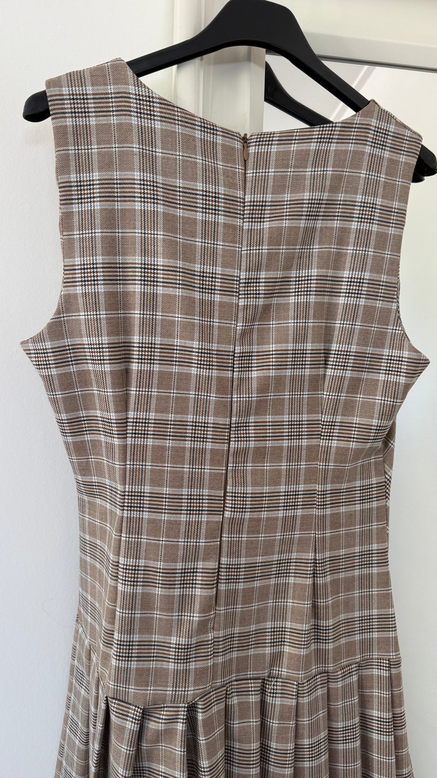 Dress Cornelia tartan grey (S/M)