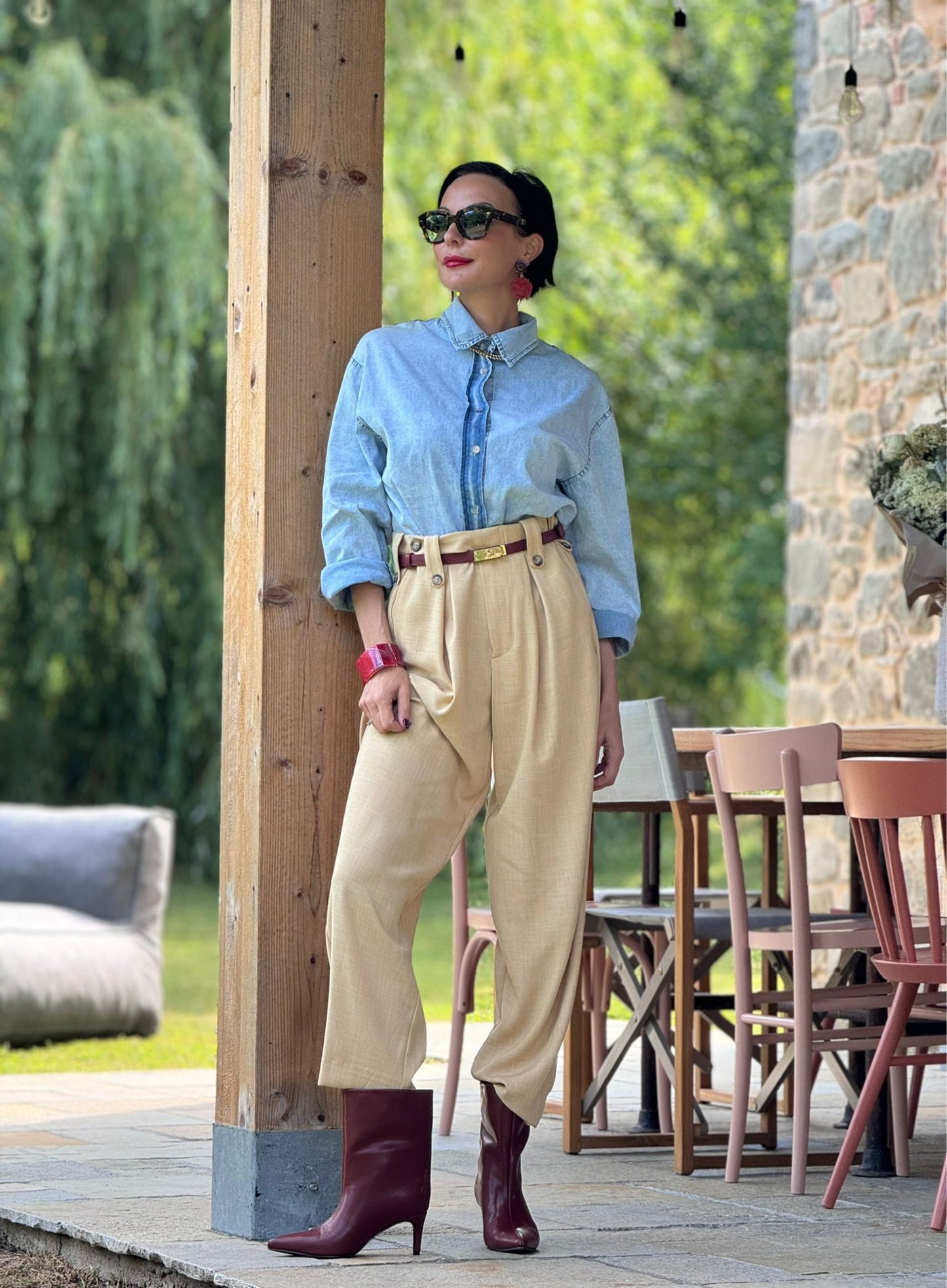 Harvest jeans blouse