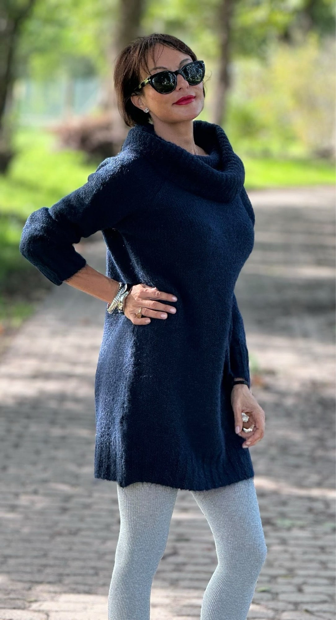 Dress pull Carlotta navy