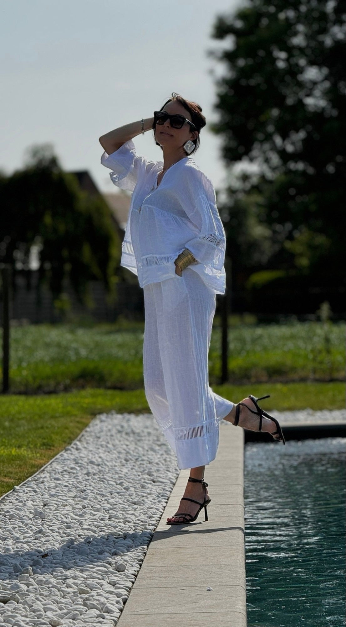 Top Rigo linen white