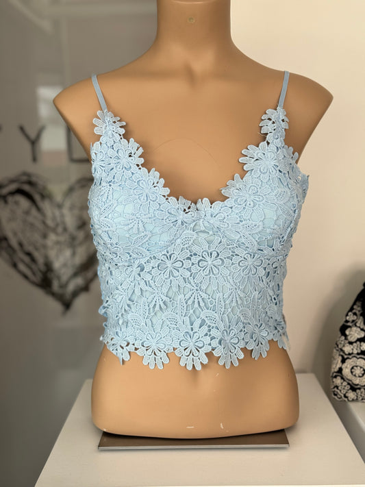 Top lace magritte cielo