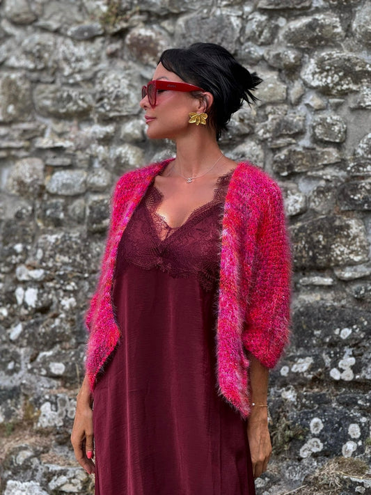 Cardigan Ember fushia