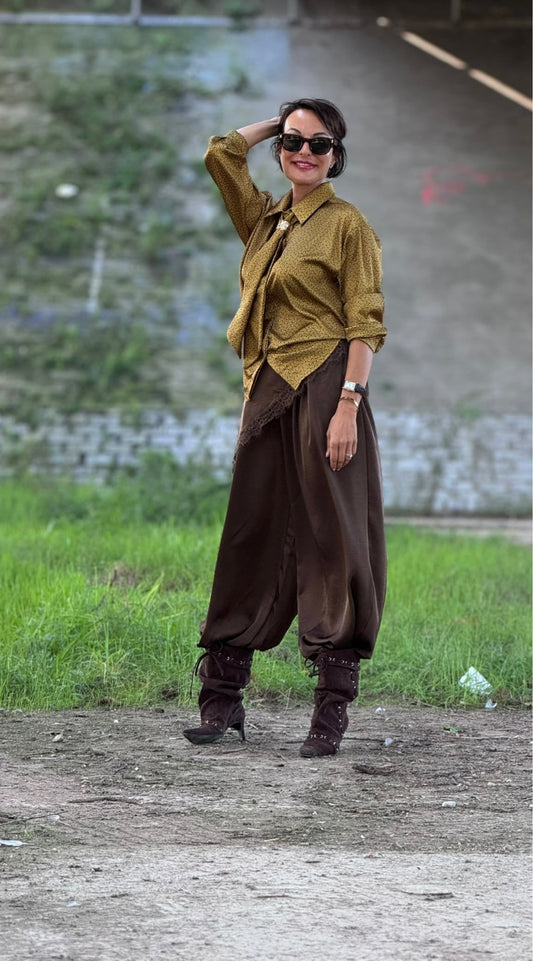 Pants Donna choco