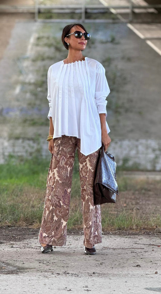 Pants Leona paisley sand