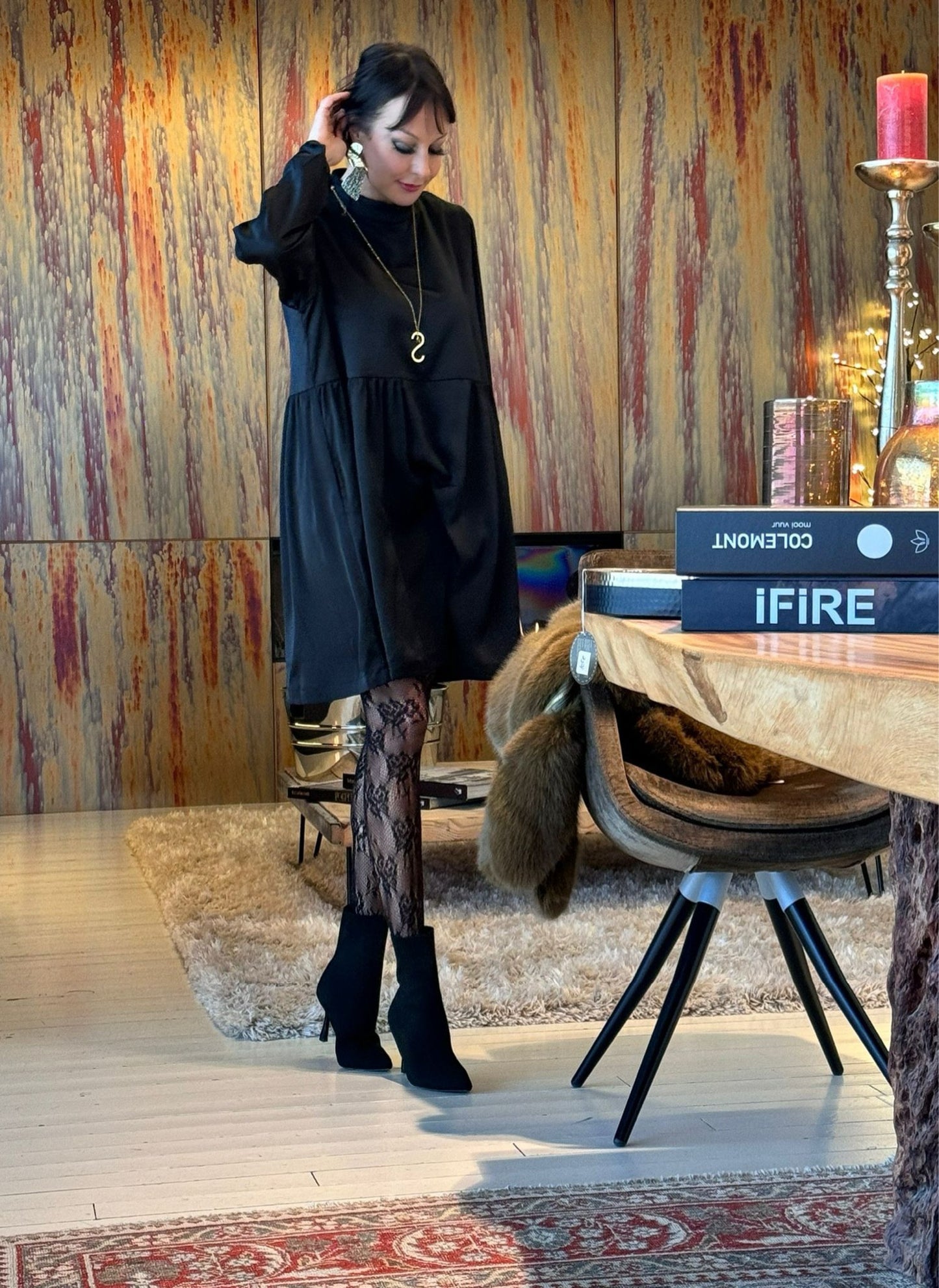 Dress Giulia black uni