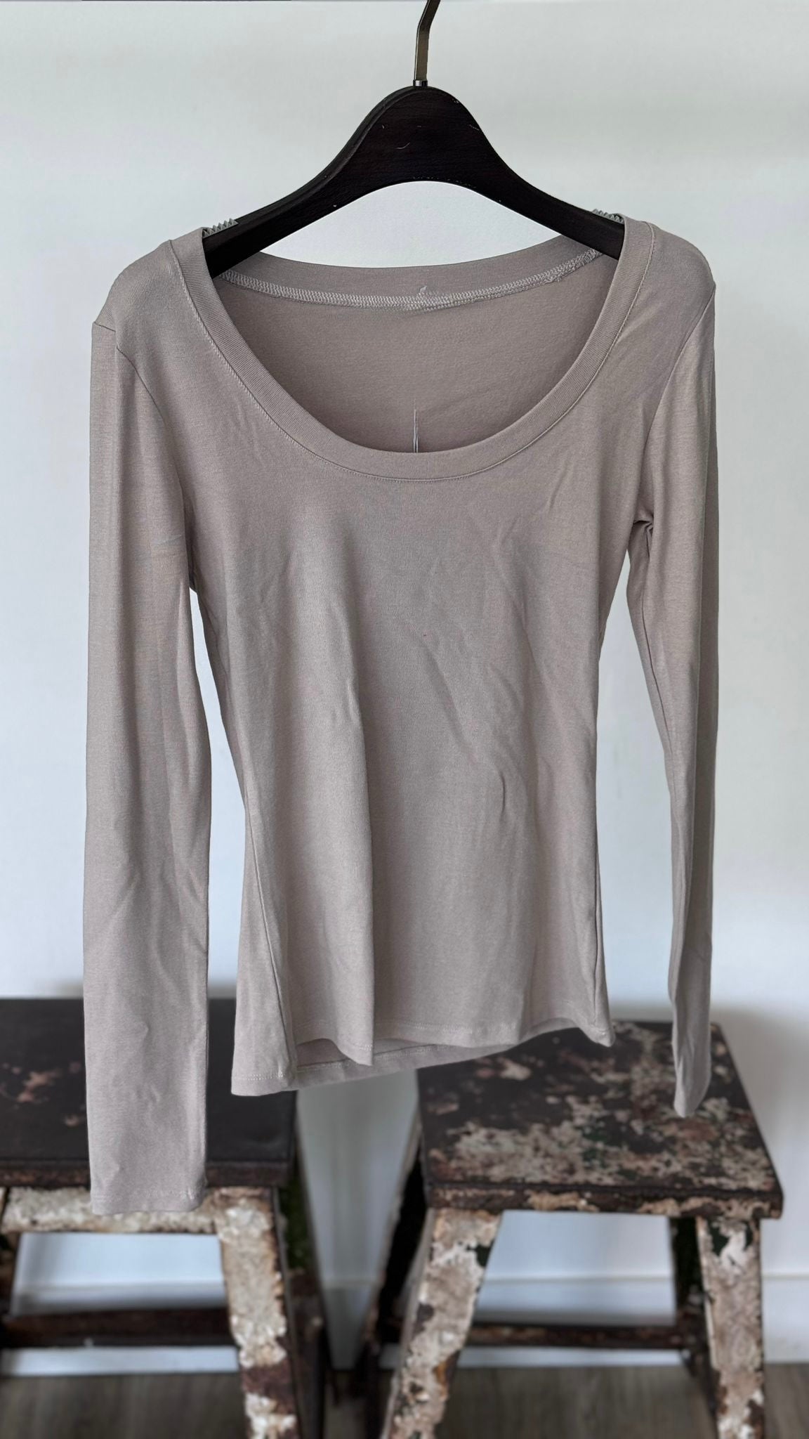 Tee Evita LM taupe