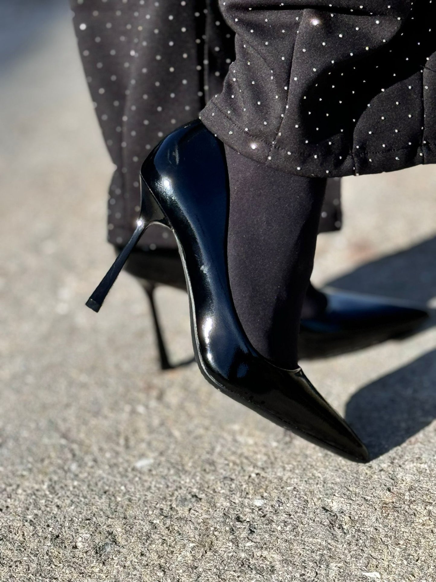 Pump Paola black gloss