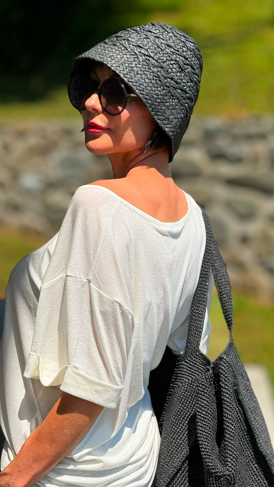 Tee Anna linen white