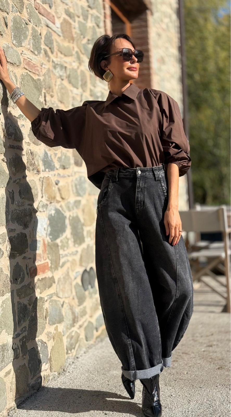 Blouse Vero col chocolat