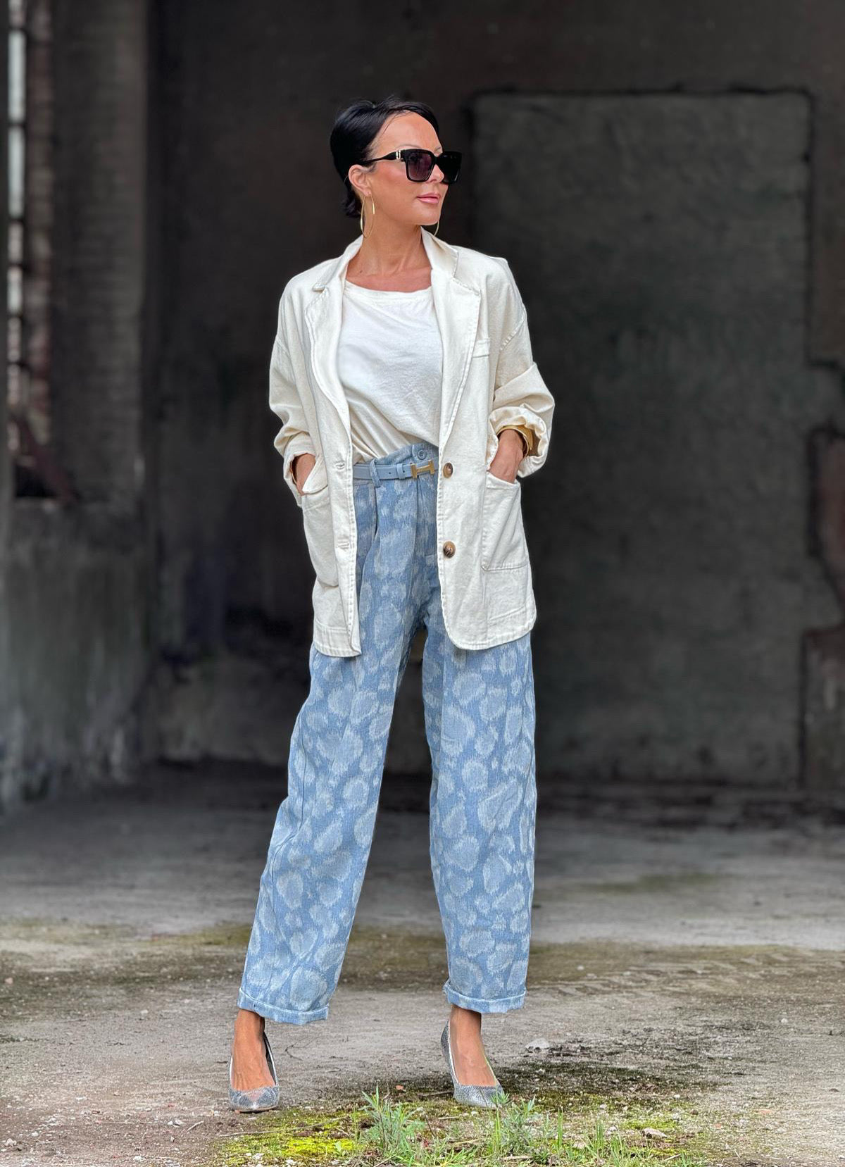 Pantalon Maris bleu