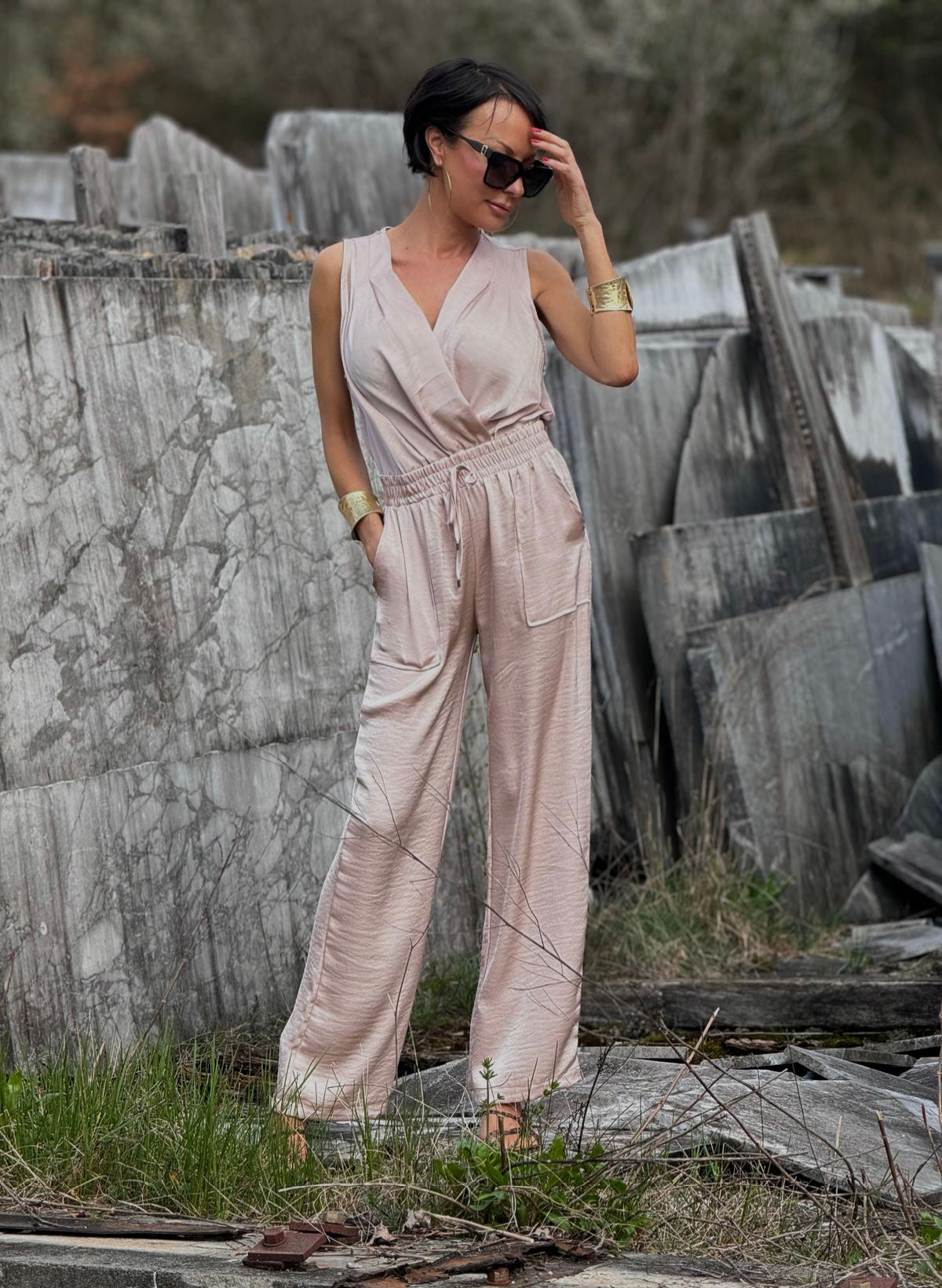 Combi Sirena satin pink