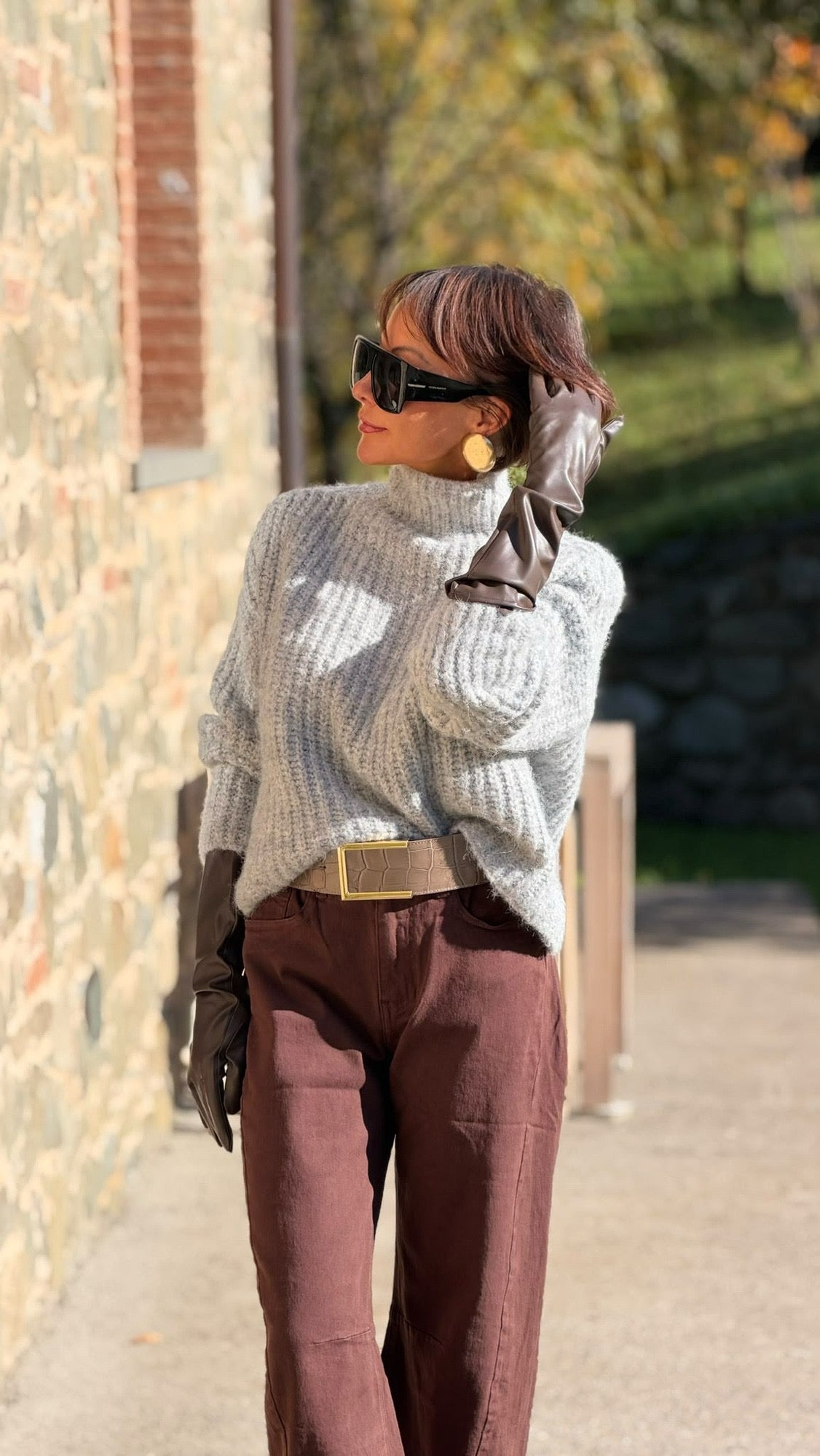 Belt Chloe taupe
