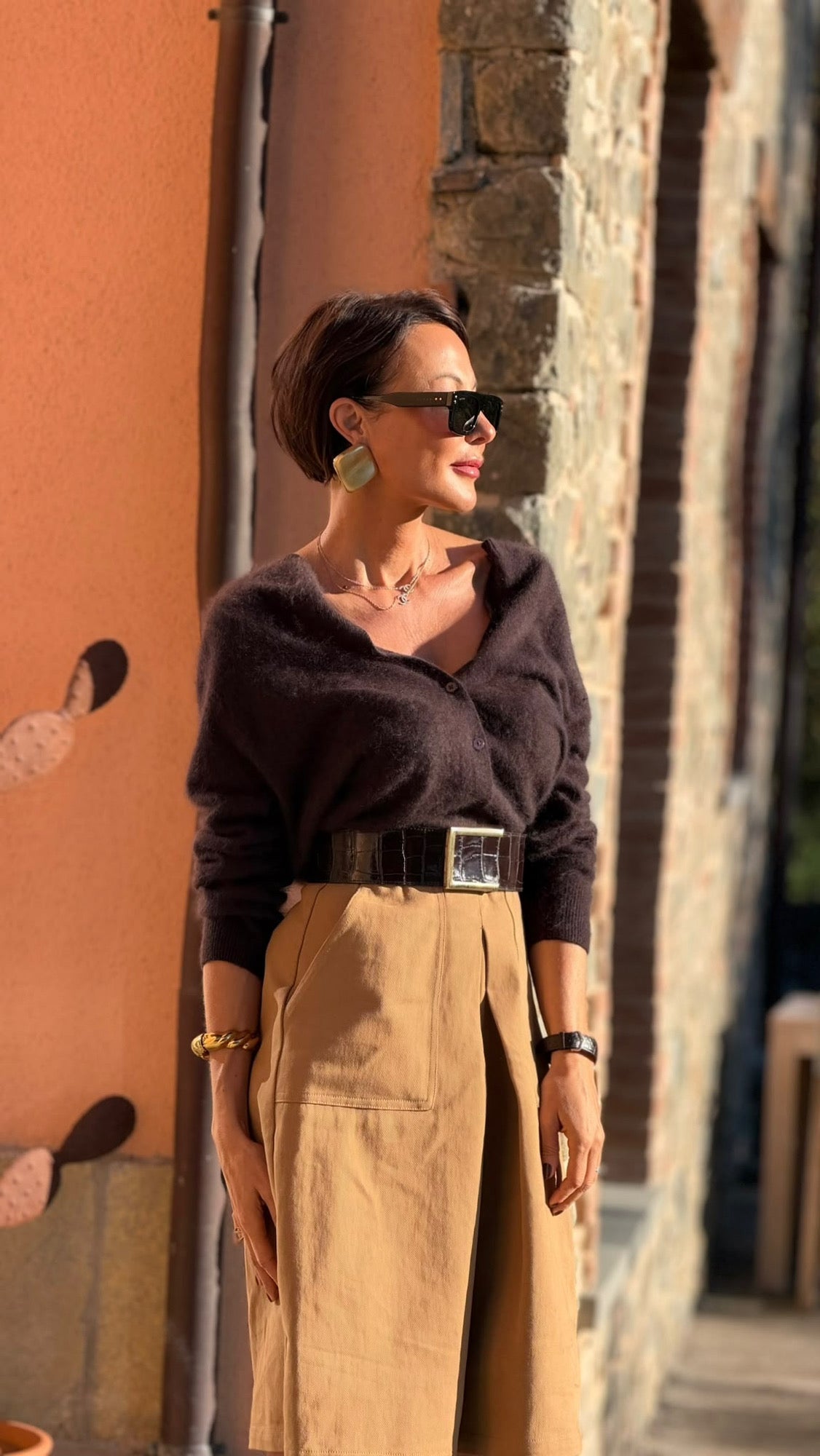 Skirt Mila camel