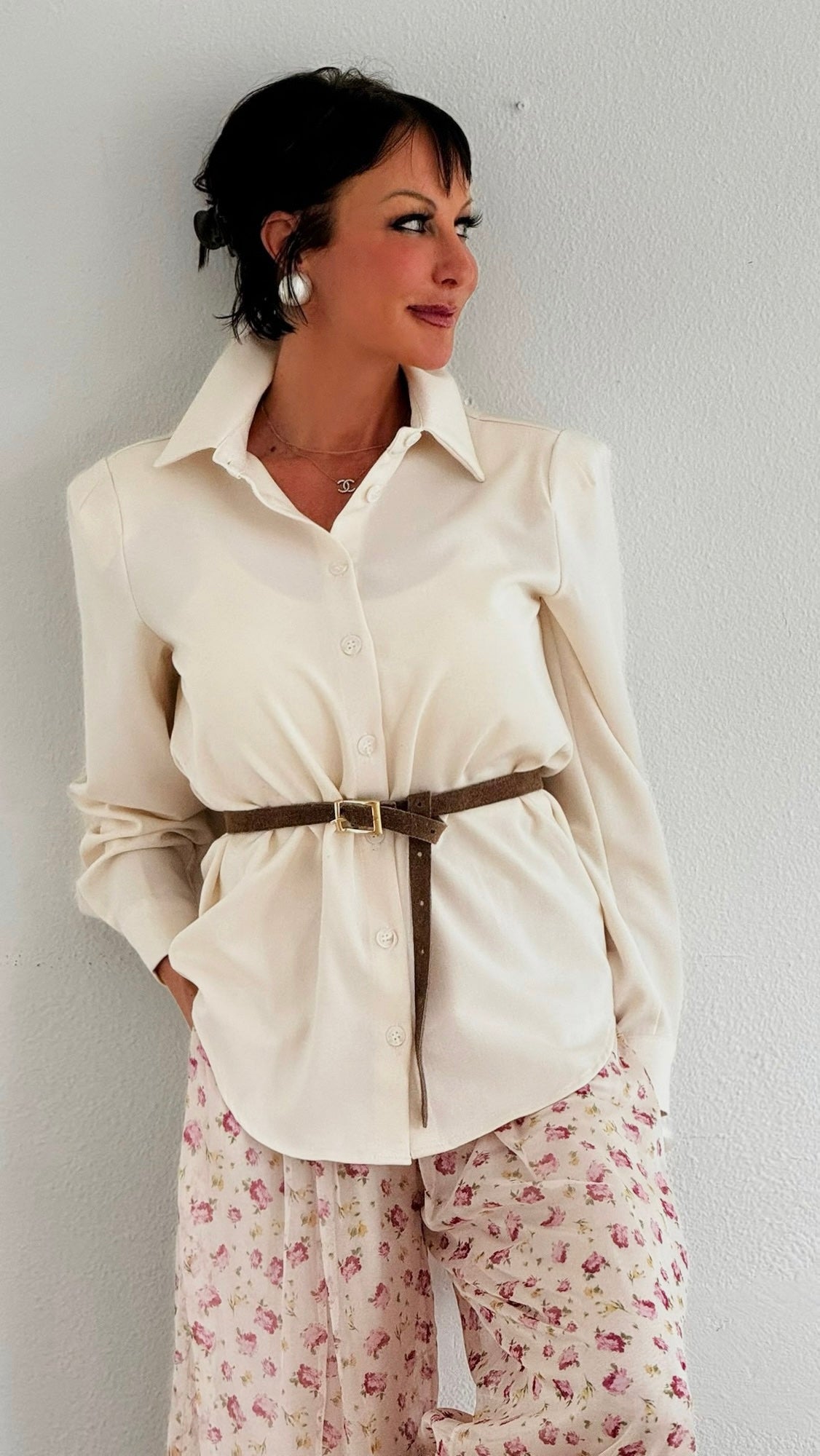 Blouse Justine uni cream